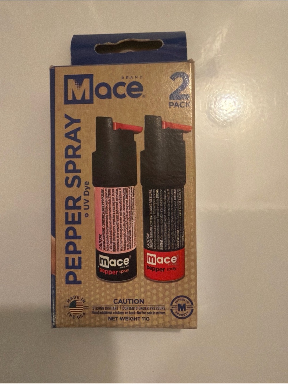 New Mace Brand Pepper Spray, Personal Model 2 Pack
